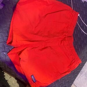 Patagonia Red Athletic Shorts